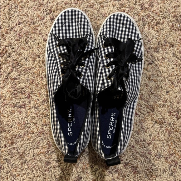 Sperry Shoes - Gingham Sperry Sneakers